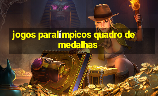 jogos paralímpicos quadro de medalhas