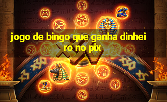 jogo de bingo que ganha dinheiro no pix