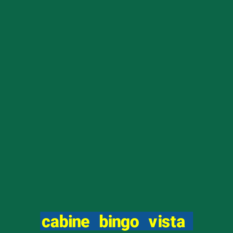 cabine bingo vista obstruída msc