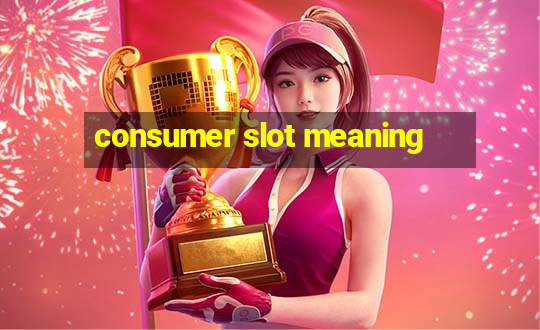 consumer slot meaning