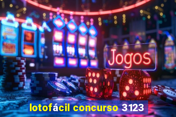 lotofácil concurso 3123