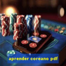 aprender coreano pdf