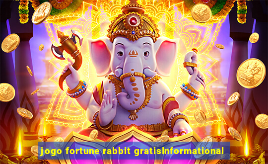 jogo fortune rabbit gratisInformational