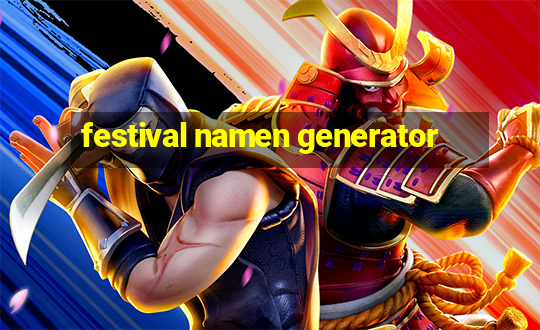 festival namen generator