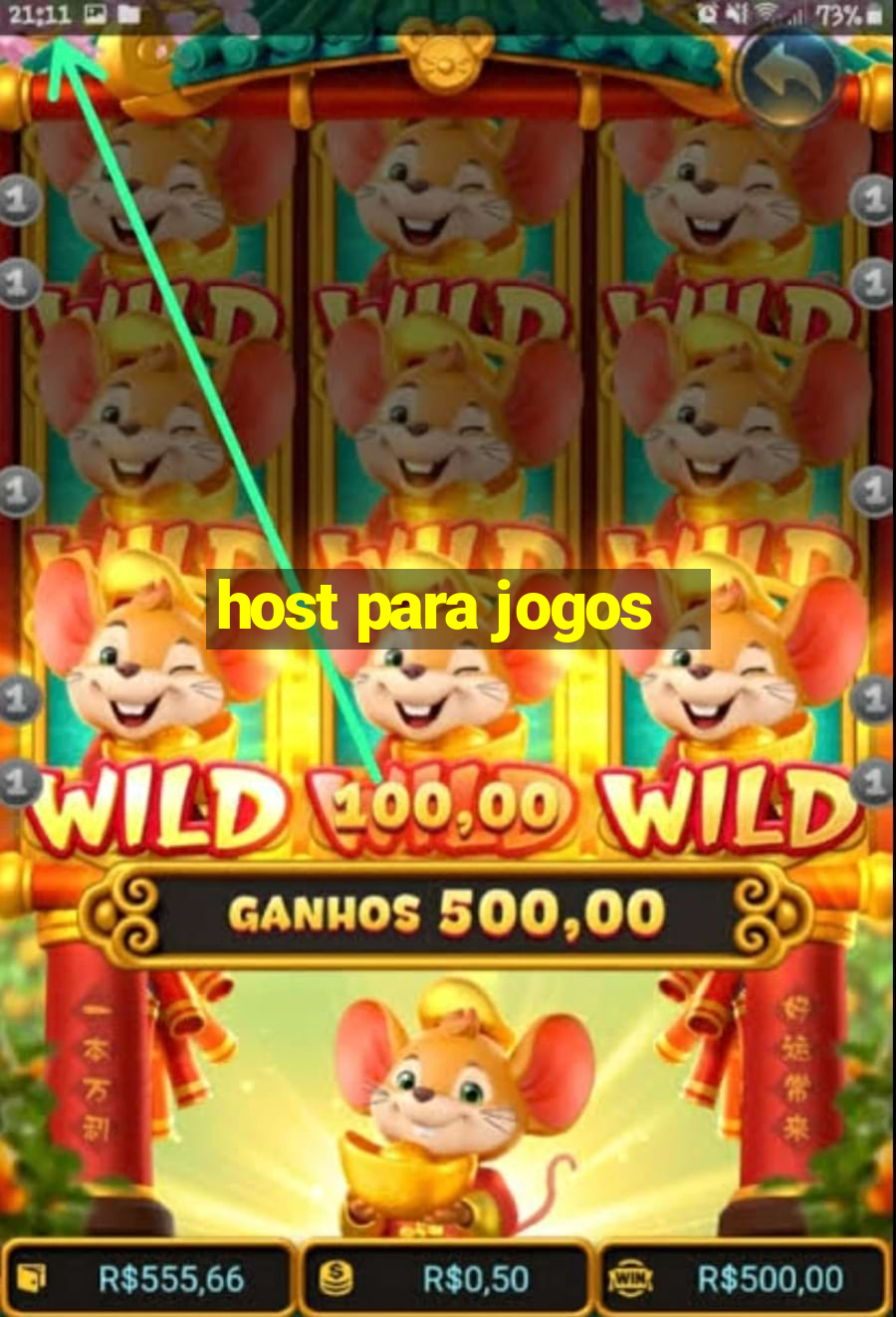 host para jogos