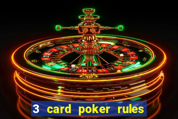 3 card poker rules in casino