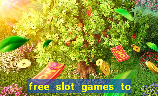 free slot games to win real money