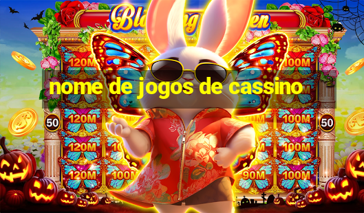 nome de jogos de cassino