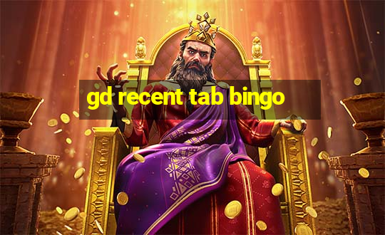 gd recent tab bingo