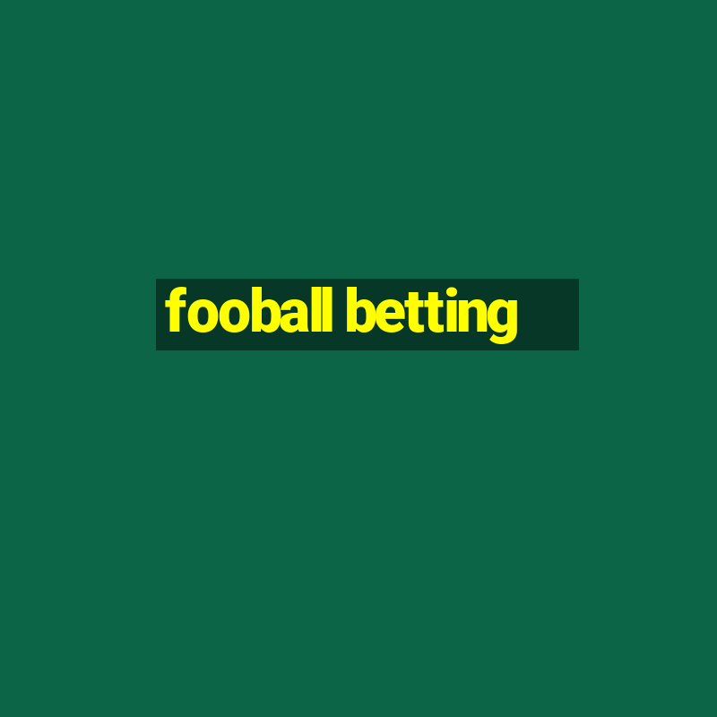 fooball betting