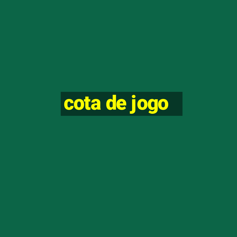 cota de jogo