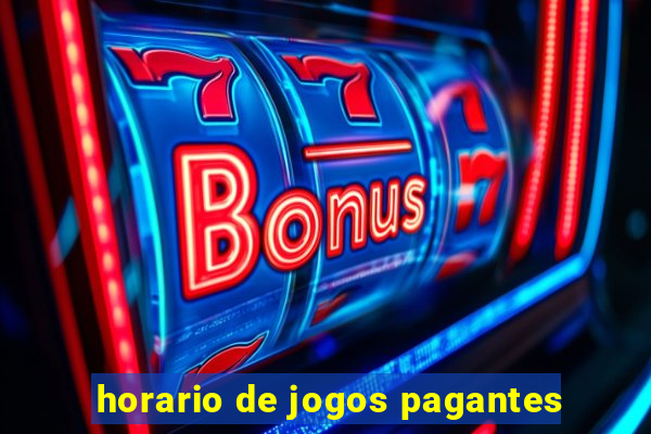 horario de jogos pagantes