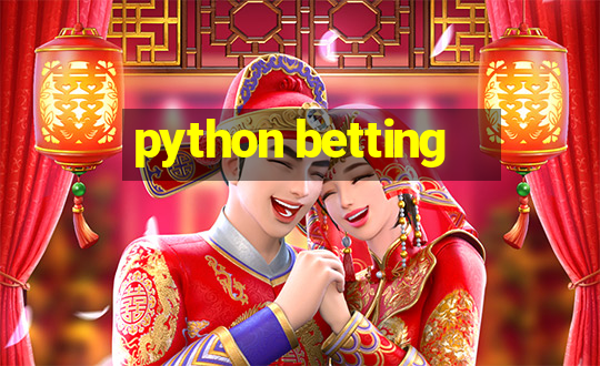 python betting