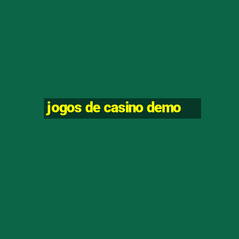 jogos de casino demo