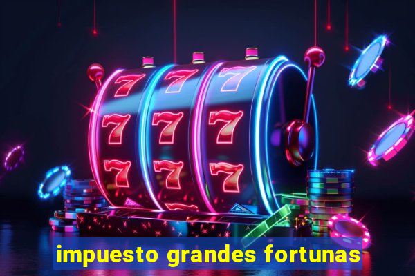 impuesto grandes fortunas