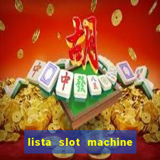 lista slot machine da bar