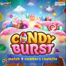 match 4 numbers roulette