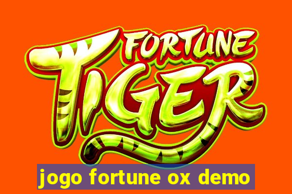 jogo fortune ox demo