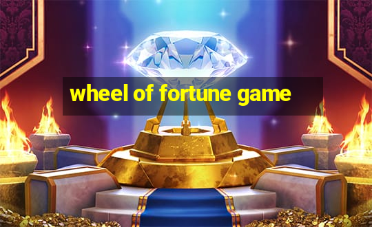 wheel of fortune game