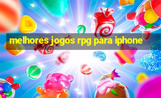 melhores jogos rpg para iphone