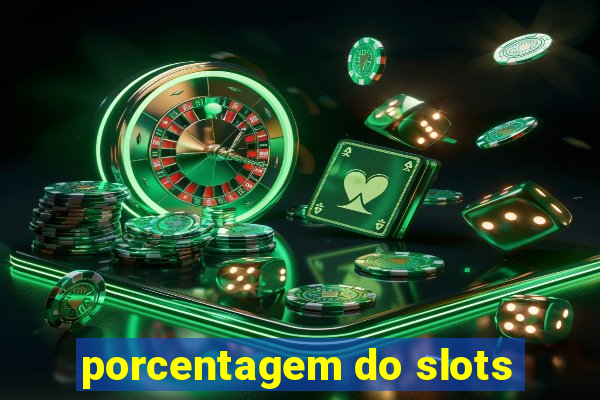 porcentagem do slots