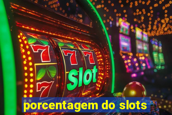 porcentagem do slots