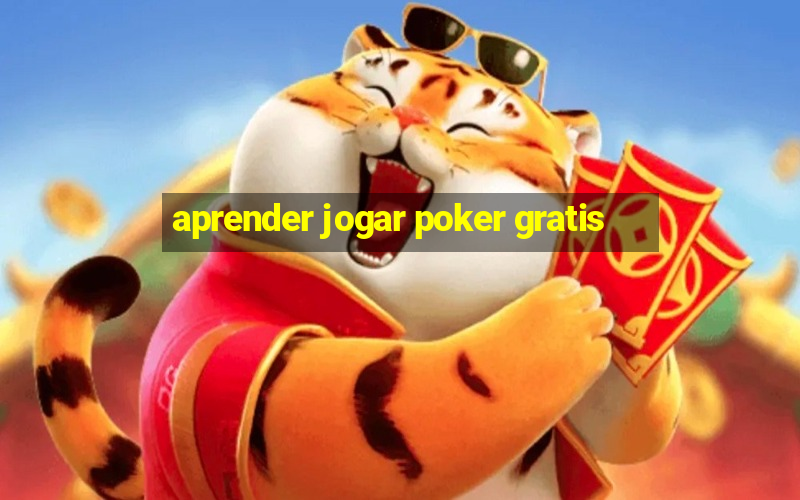 aprender jogar poker gratis