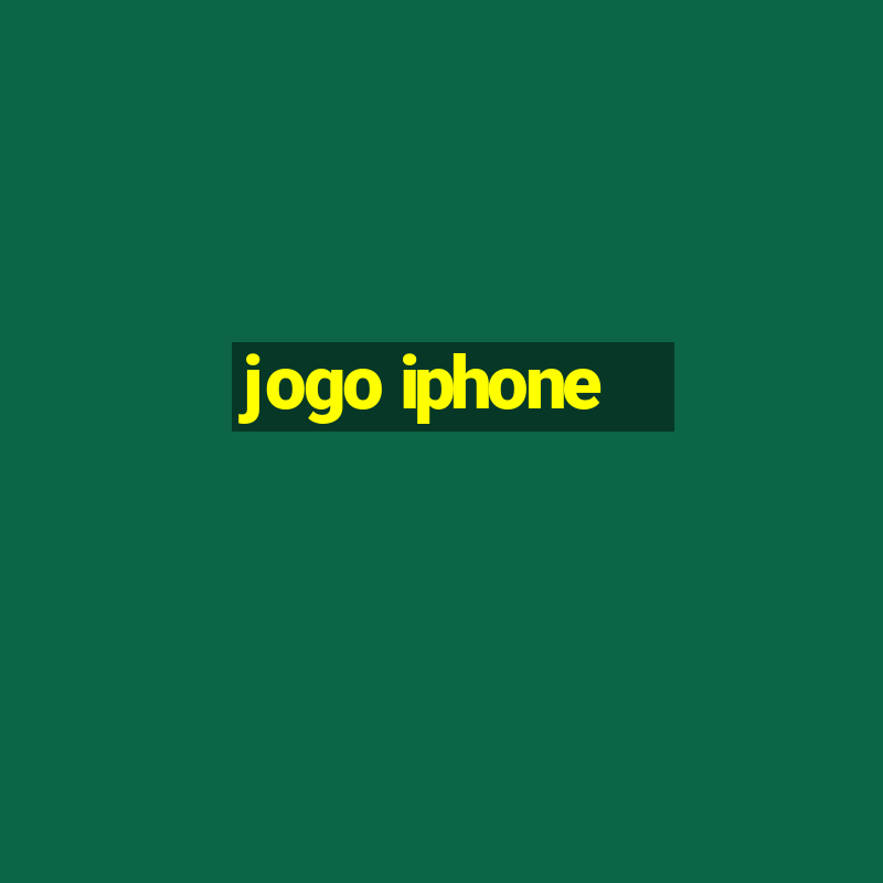 jogo iphone