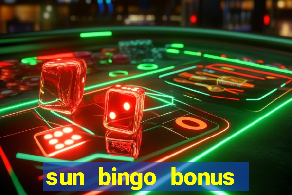 sun bingo bonus terms and conditions