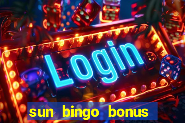 sun bingo bonus terms and conditions