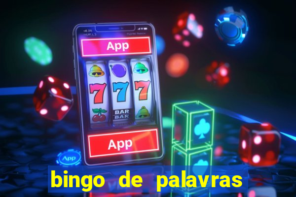 bingo de palavras para 3 ano