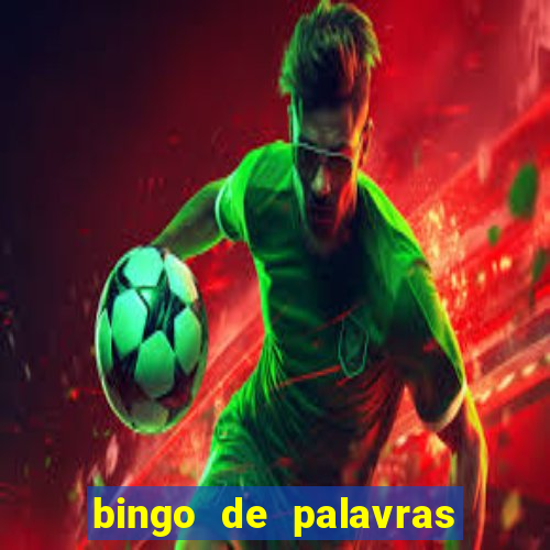 bingo de palavras para 3 ano