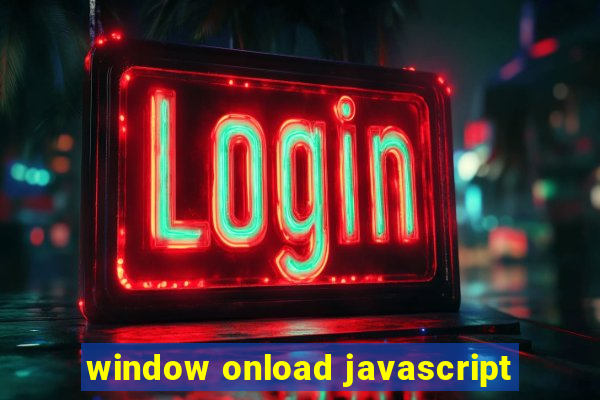 window onload javascript