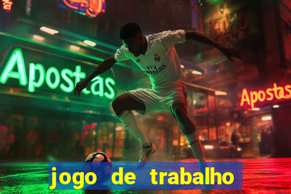 jogo de trabalho no escritório