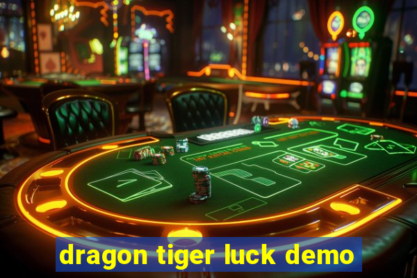 dragon tiger luck demo