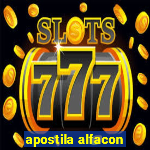 apostila alfacon