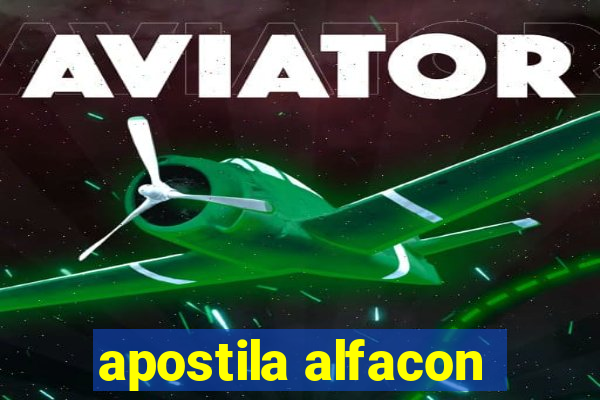 apostila alfacon