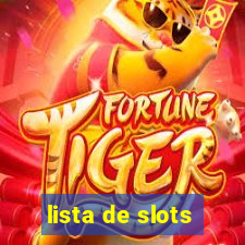 lista de slots