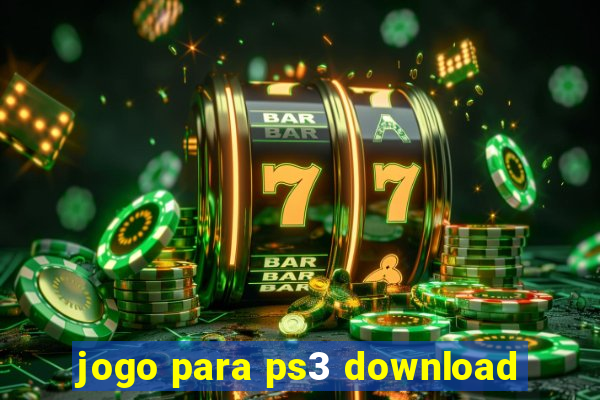 jogo para ps3 download