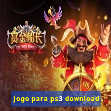 jogo para ps3 download