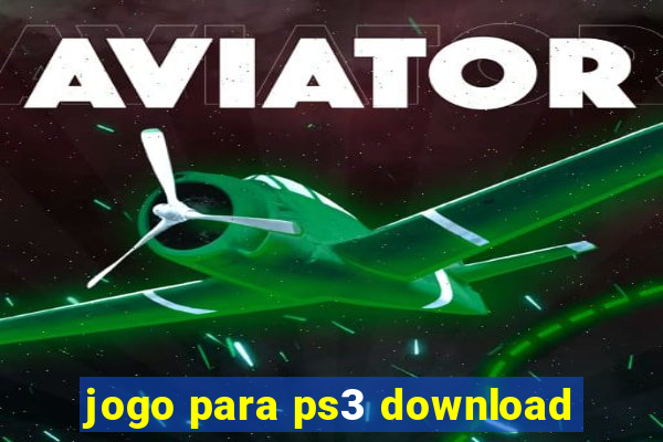 jogo para ps3 download