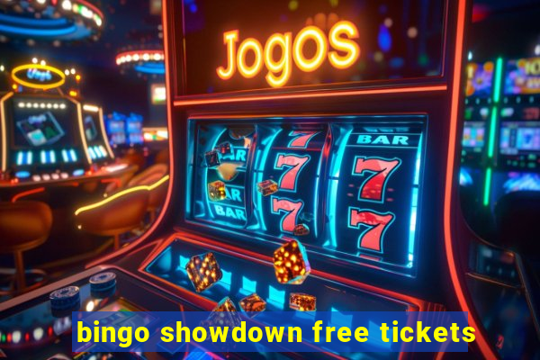 bingo showdown free tickets