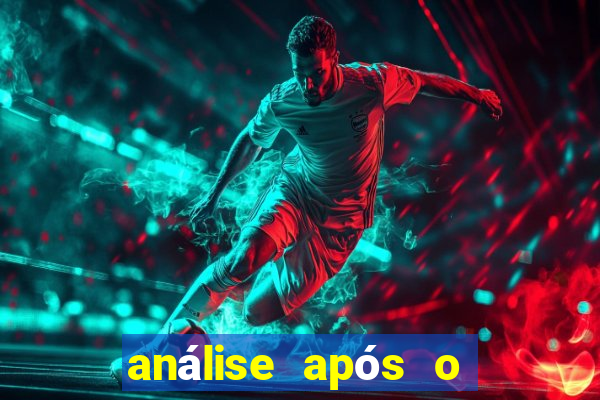 análise após o jogo de futebol