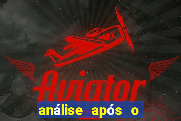 análise após o jogo de futebol