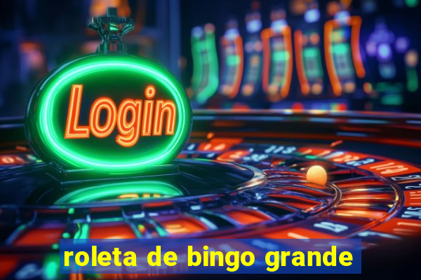 roleta de bingo grande