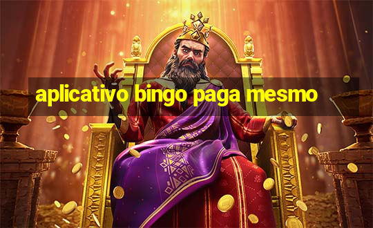 aplicativo bingo paga mesmo