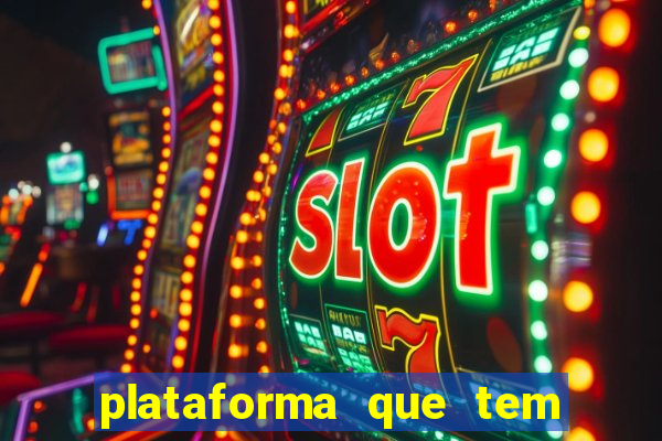 plataforma que tem fortune tiger