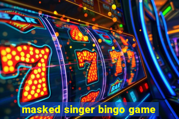 masked singer bingo game