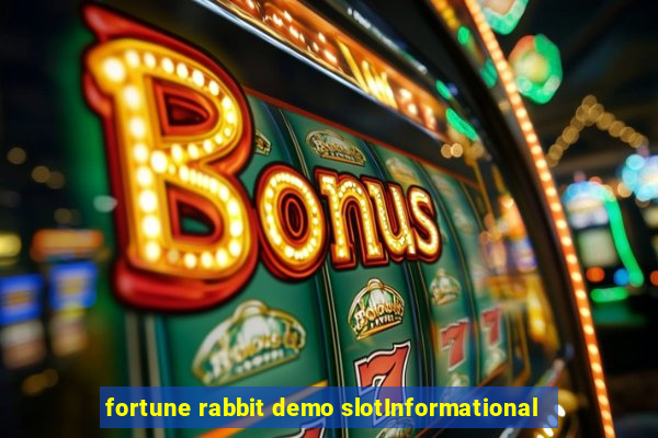 fortune rabbit demo slotInformational