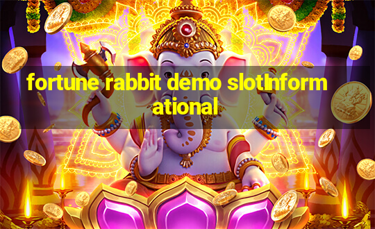 fortune rabbit demo slotInformational